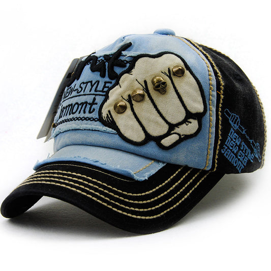 Gorra de Béisbol Casual con Remaches
