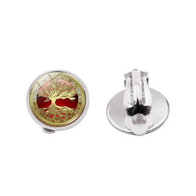 Aretes Árbol de la Vida con Gema Brillante - Image 25