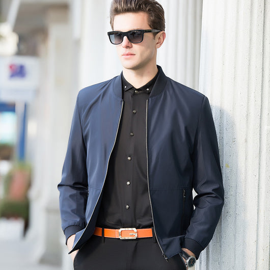 Chaqueta Casual para Hombre Primavera Otoño - Ajuste Moderno y Elegante