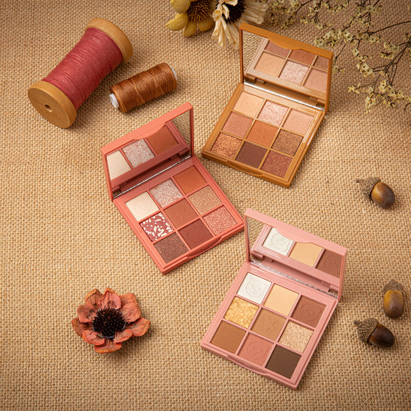 Paleta de Sombras Ojos Perla y Mate con Destellos Fácil de Aplicar