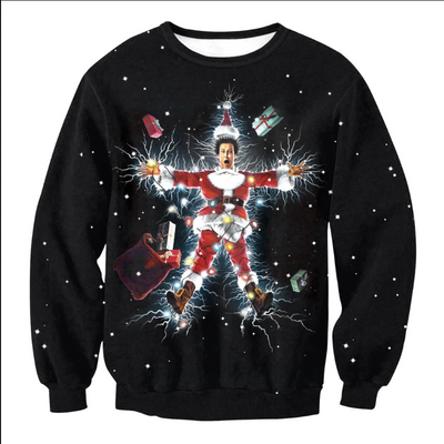 Suéter Navideño Divertido Santa Elfo Vacaciones para Hombre y Mujer - Image 22