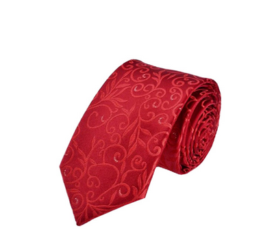 Corbata Roja Clásica para Hombre - Diseño Elegante y Versátil - Image 4