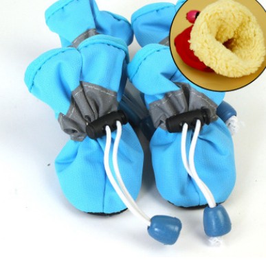 Botas Cálidas Antideslizantes para Perros - Zapatos Suaves con Suela Flexible - Image 4