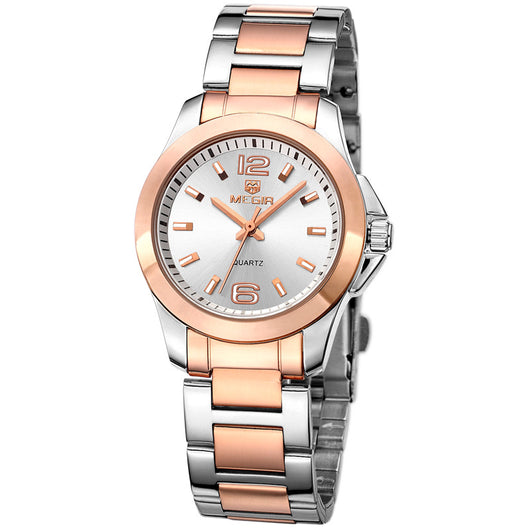 Reloj Casual de Acero Cuarzo Resistente al Agua