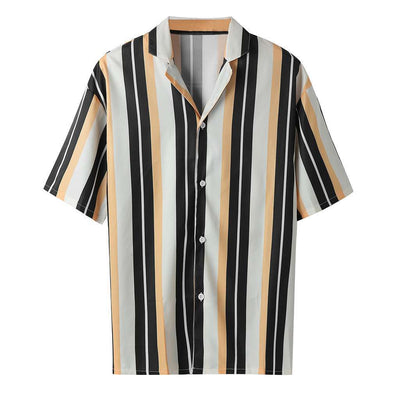 Camisa Casual de Hombre a Rayas con Botones - Image 15