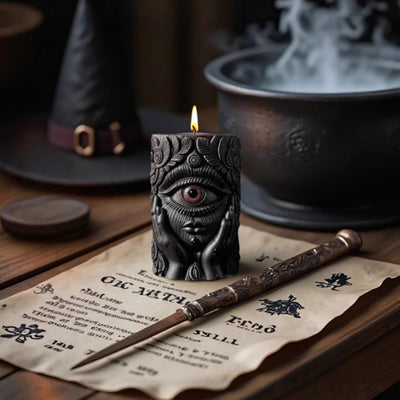 Molde de Silicona 3D para Velas Aromáticas - Diseño Mano Sosteniendo Ojo - Image 2