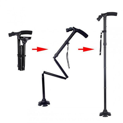 Bastón Plegable con Luz LED
