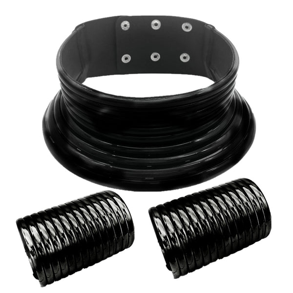 Conjunto de Joyas Europeas: Collar, Anillo y Pulsera de Manos Entrelazadas - Image 17