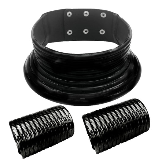 Conjunto de Joyas Europeas: Collar, Anillo y Pulsera de Manos Entrelazadas - Image 17