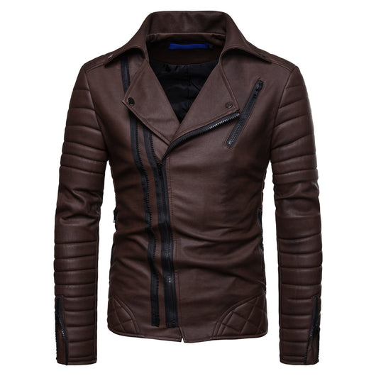 Chaqueta de Cuero PU con Cierre - Image 10