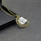 Moon necklace Golden Blanco