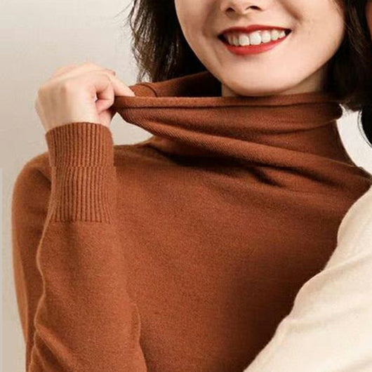 Suéter Básico Cuello Alto Simplee Leisure - Image 18