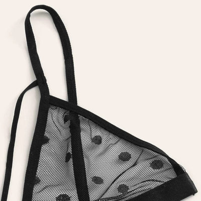 Conjunto Íntimo Sexy de Dos Piezas con Encaje Delicado - Image 9