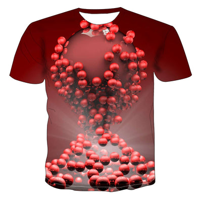 Camiseta con Estampa de Bolas 3D en Relieve - Image 7