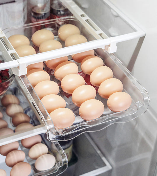 Organizador de Refrigerador Ajustable con Cajón Extraíble
