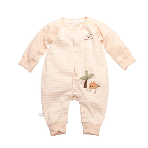 Vestido de Una Pieza en Algodón para Recién Nacido