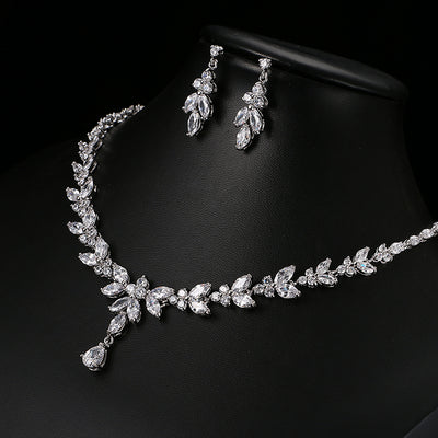 Conjunto Nupcial de Circón Elegante - Image 5