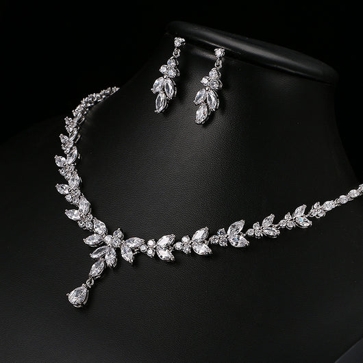 Conjunto Nupcial de Circón Elegante - Image 5