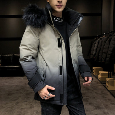 Chaqueta Acolchada Suelta de Moda