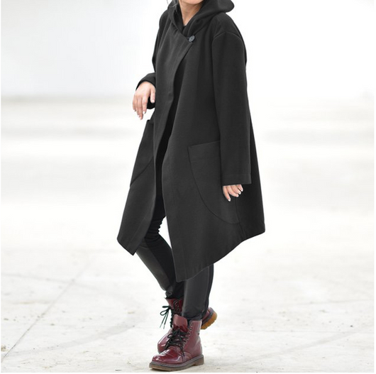 Sudadera Polar Suelta Larga con Protección al Viento para Mujer - Image 8