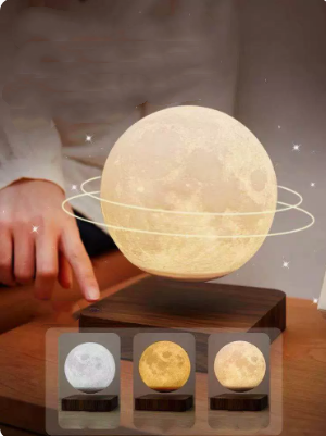 Lámpara Nocturna Tierra Luna con Levitación Magnética - Image 10