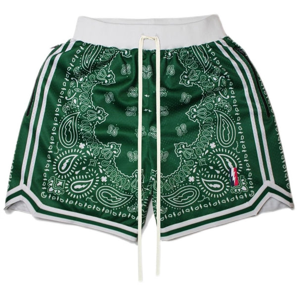 Pantalones Cortos de Baloncesto Retro para Entrenamiento - Shorts Deportivos Holgados Hasta la Rodilla - Image 4
