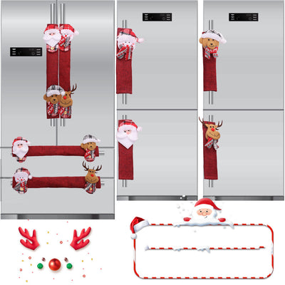 Set de 8 Muñecos Navideños para Manijas de Refrigerador - Image 13