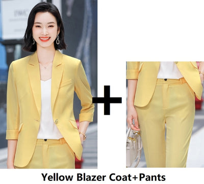 Blazer Casual para Mujer con Mangas Tres Cuartos - Image 10