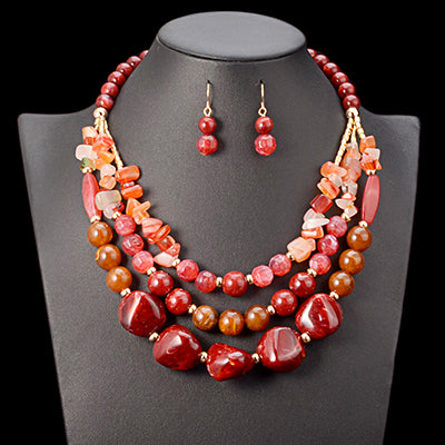 Set de Joyería Africana de Cuentas para Novia - Image 6