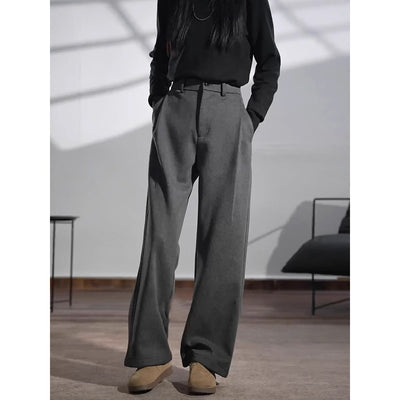 Pantalones de Vestir Casual con Corte Recto y Caída Fluida - Image 7