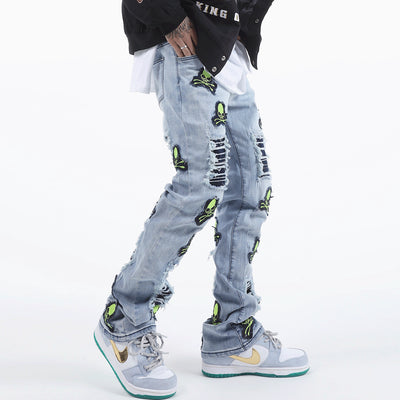 Pantalones Slim Straight de Alta Moda Urbana para Hombre - Image 12