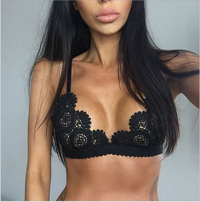 Lencería Sexy de Encaje con Detalles Florales Entrelazados - Image 8