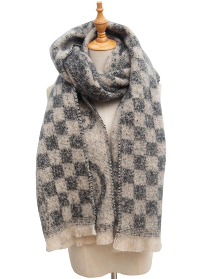 Bufanda Cuello Cálido Estampado Paisley Jacquard Unisex - Image 27