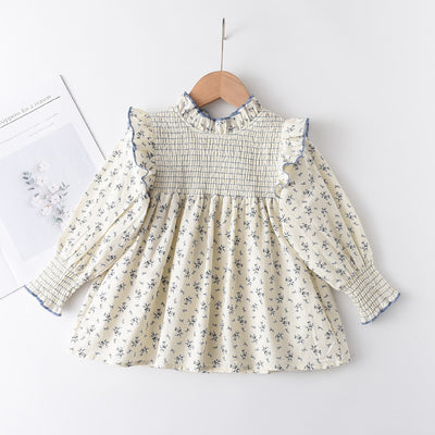 Blusa Infantil Floral de Algodón Manga Larga para Niñas - Image 9