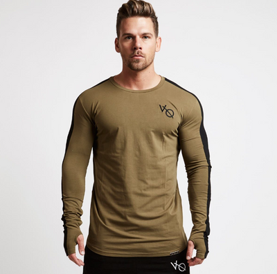 Camiseta Slim Fit de Manga Larga para Hombre - Estilo Casual y Deportivo - Image 6