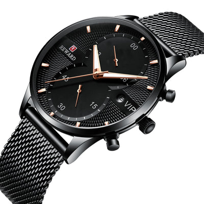 Reloj de Hombre Sumergible con Calendario y Movimiento de Cuarzo - Image 7