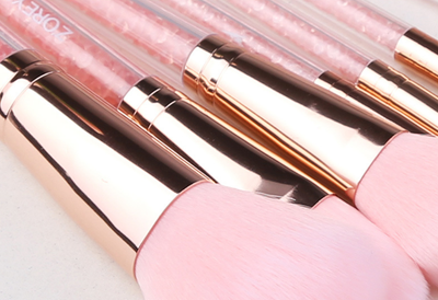 Brocha de Maquillaje Efecto Arenas Movedizas Rosa - Image 7