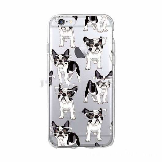 Funda para móvil con diseño de perro francés cartoon - Image 5