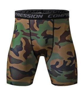 Pantalones Cortos de Compresión Camuflaje para Hombre - CrossFit y Fitness - Image 12