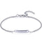 Custom Engraved Name Bracelet Plateado Alison