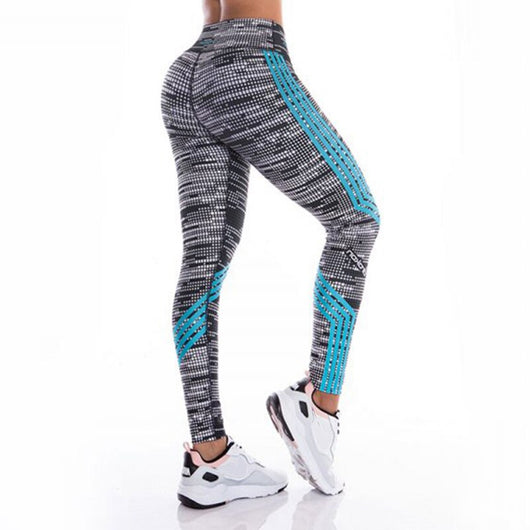 Leggings Tobilleros Cuadros Blancos Talla Pequeña