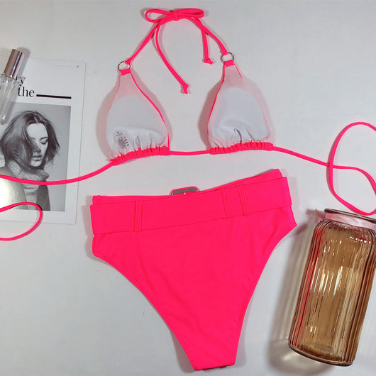 Bikini Halter Estampado - Image 5