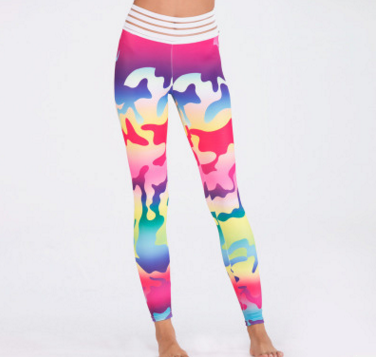 Leggings Deportivos Cintura Alta con Costuras Camuflaje y Efecto Reductor - Image 6