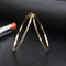 Aretes Coreanos Hueco Personalidad Simple Anillo Elegante