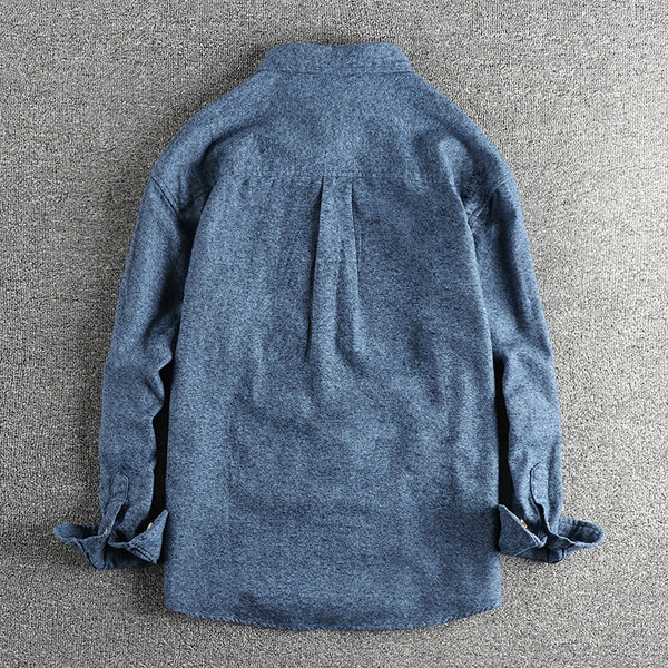Camisa Manga Larga para Hombre Premium con Bolsillo