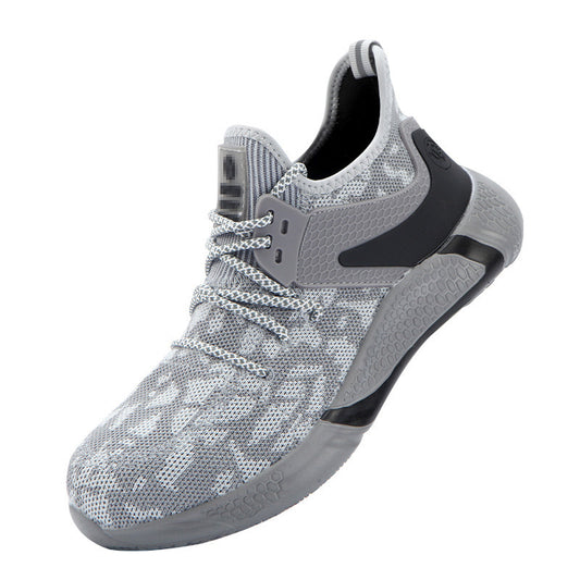 Zapatos de Seguridad Blancos Tejido Volador Transpirables