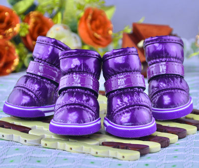 Botas Impermeables de Cuero PU para Perros - Abrigo Invernal - Image 12
