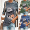 Sudadera Estampado Gatos Cuello Redondo Manga Larga