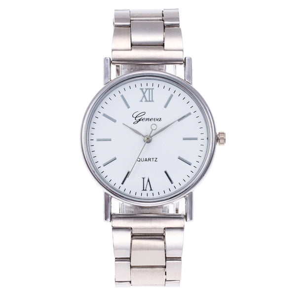 Reloj de Acero Minimalista para Negocios