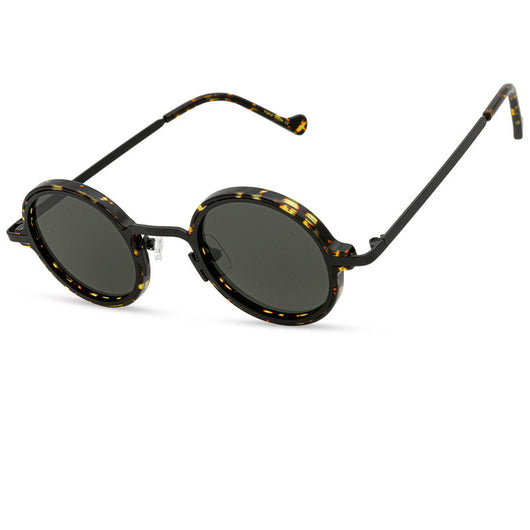 Gafas de Sol Retro Marco Redondo Multicolor Estilo Neutro - Image 8